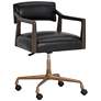 1_Sunpan Keagan Office Chair Cortina Black Leather