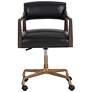 2_Sunpan Keagan Office Chair Cortina Black Leather more views