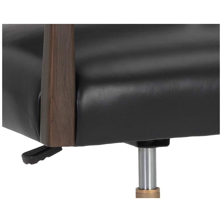 Image 6 Sunpan Keagan Office Chair Cortina Black Leather more views