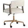 4_Sunpan Keagan Office Chair Saloon Light Gray Leather more views