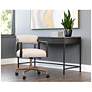 5_Sunpan Keagan Office Chair Saloon Light Gray Leather more views