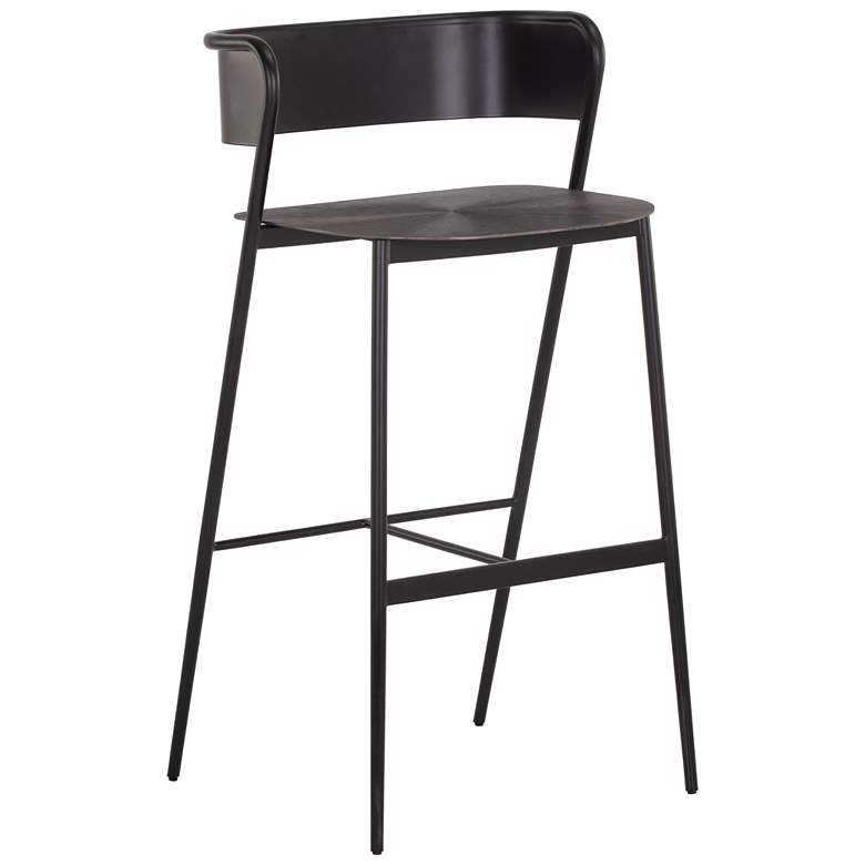 Image 1 Sunpan Keanu Barstool Gunmetal