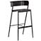Sunpan Keanu Barstool Gunmetal