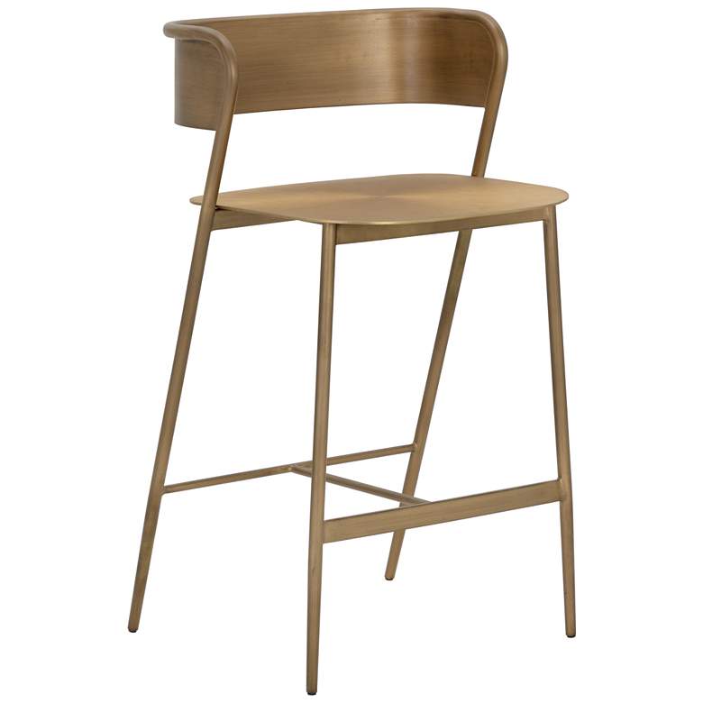 Image 1 Sunpan Keanu Counter Stool Antique Gold