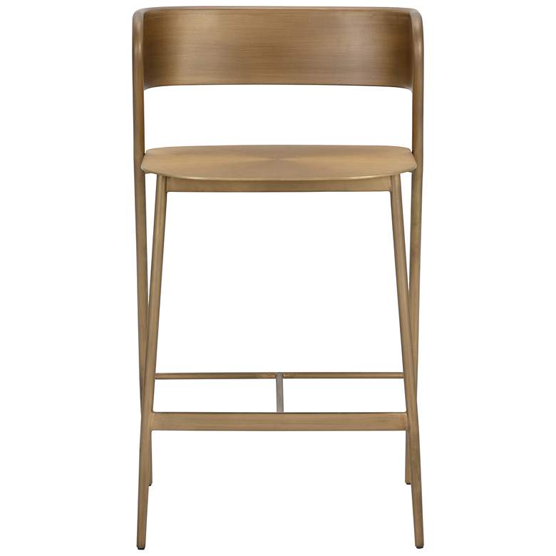 Image 2 Sunpan Keanu Counter Stool Antique Gold more views