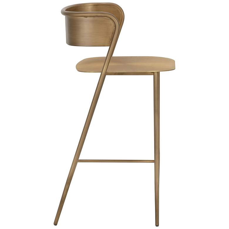 Image 3 Sunpan Keanu Counter Stool Antique Gold more views