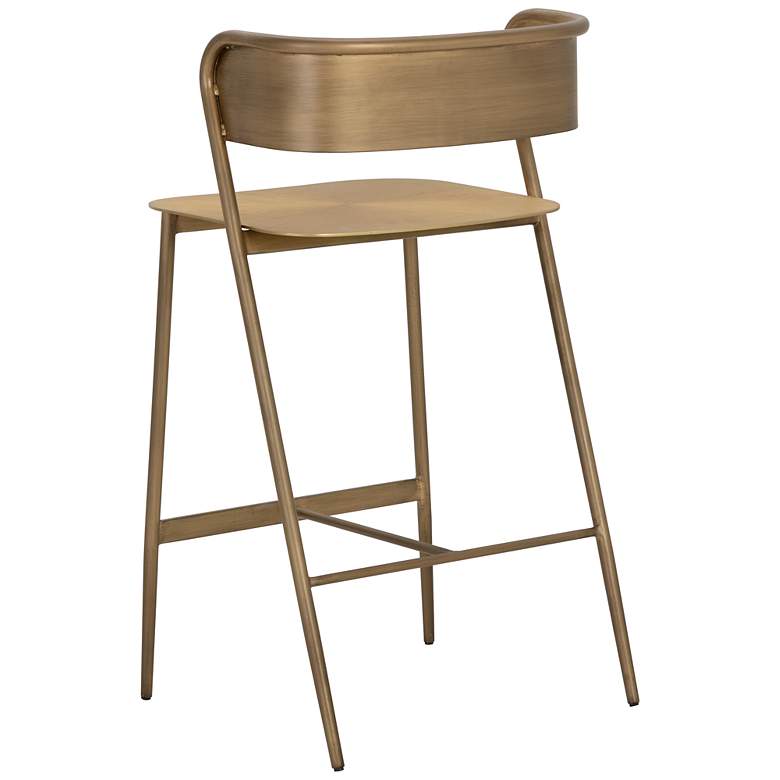 Image 4 Sunpan Keanu Counter Stool Antique Gold more views