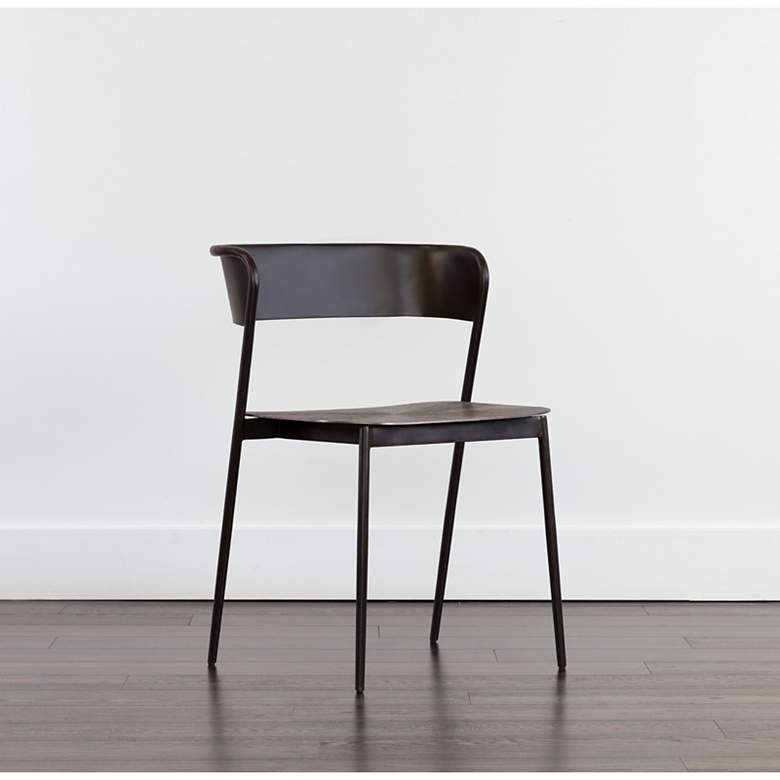 Image 1 Sunpan Keanu Dining Chair Gunmetal