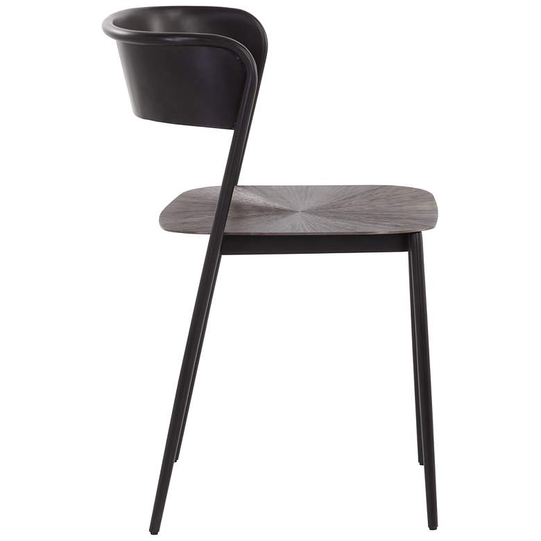 Image 4 Sunpan Keanu Dining Chair Gunmetal more views