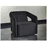 1_Sunpan Kendrick Swivel Lounge Chair Abbington Black