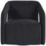 3_Sunpan Kendrick Swivel Lounge Chair Abbington Black more views