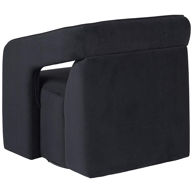 Image 5 Sunpan Kendrick Swivel Lounge Chair Abbington Black more views