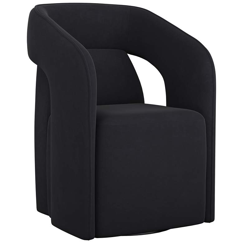 Image 1 Sunpan Kendrick Wheeled Dining Armchair Abbington Black