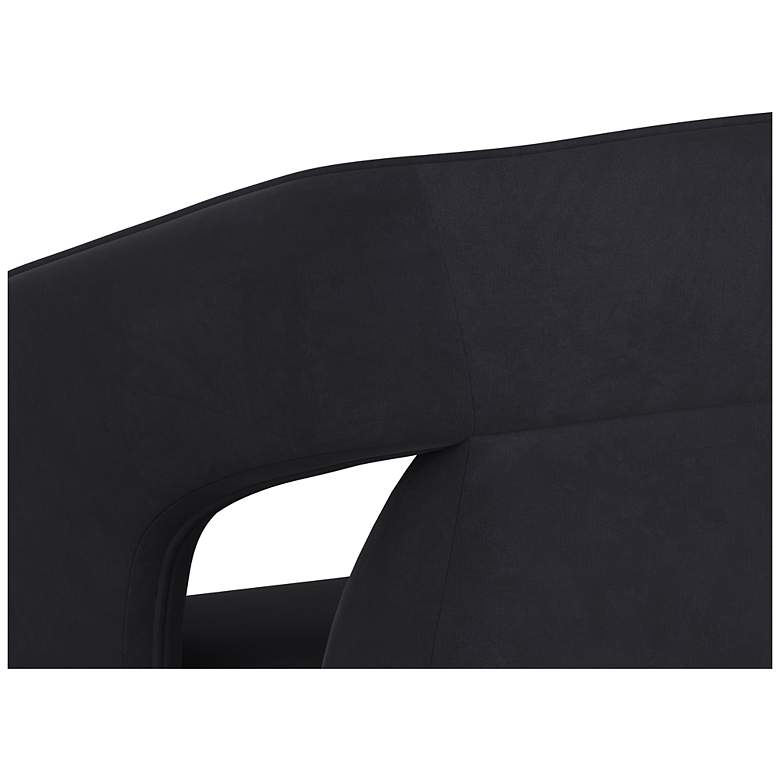 Image 7 Sunpan Kendrick Wheeled Dining Armchair Abbington Black more views