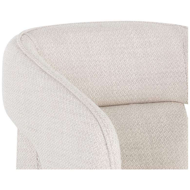 Image 7 Sunpan Kendrick Wheeled Dining Armchair Moto Stucco more views