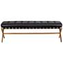 3_Sunpan Kenji Bench Small Gold Bravo Black more views