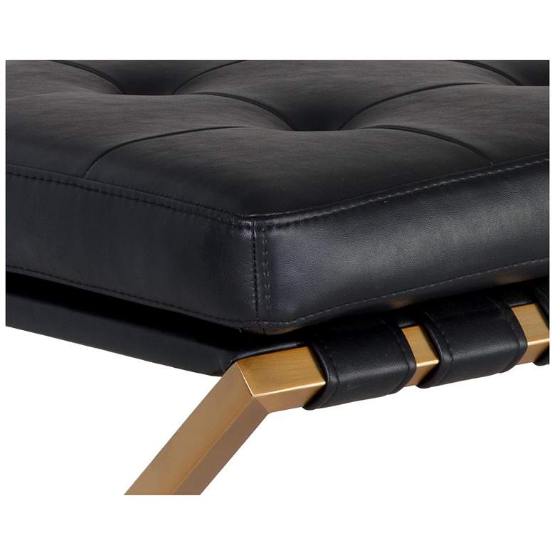 Image 5 Sunpan Kenji Bench Small Gold Bravo Black more views