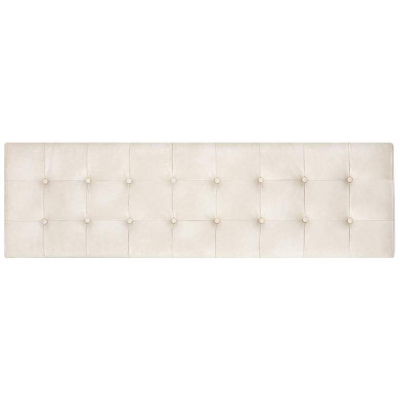 Image 2 Sunpan Kenji Bench Small Gold Bravo Cream more views