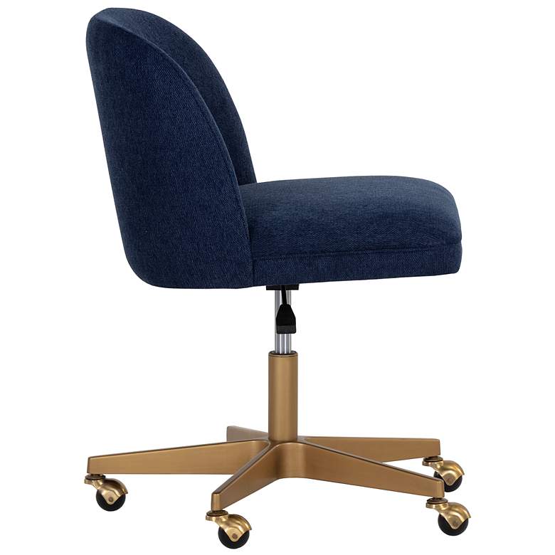 Image 2 Sunpan Kenna Office Chair Belfast Navy more views