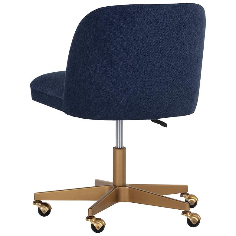 Image 3 Sunpan Kenna Office Chair Belfast Navy more views