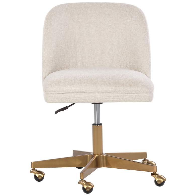 Image 2 Sunpan Kenna Office Chair Belfast Oatmeal more views