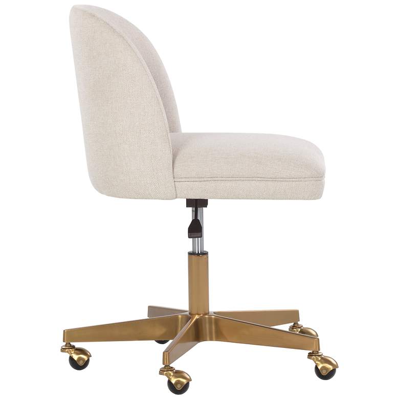 Image 3 Sunpan Kenna Office Chair Belfast Oatmeal more views