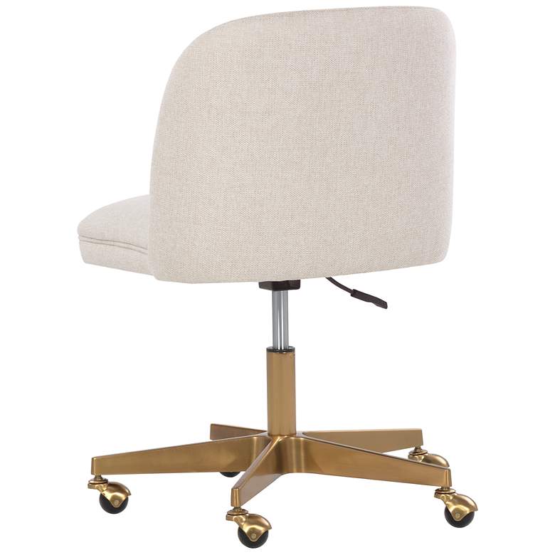 Image 4 Sunpan Kenna Office Chair Belfast Oatmeal more views
