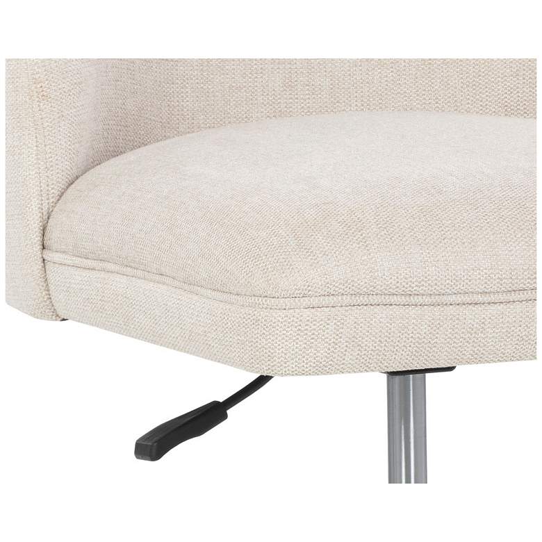 Image 6 Sunpan Kenna Office Chair Belfast Oatmeal more views