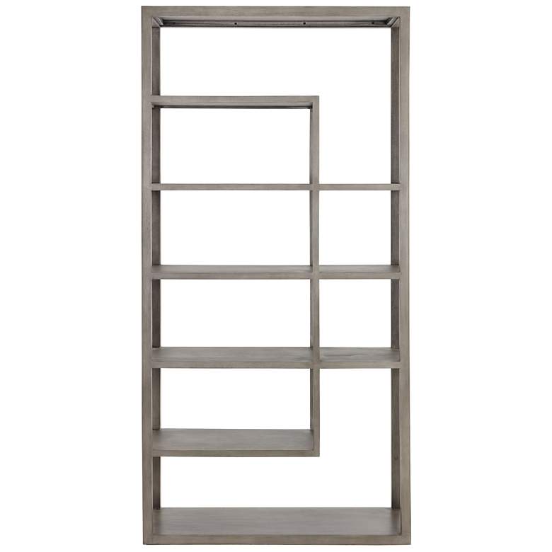 Image 3 Sunpan Kenzie Bookcase Gray more views