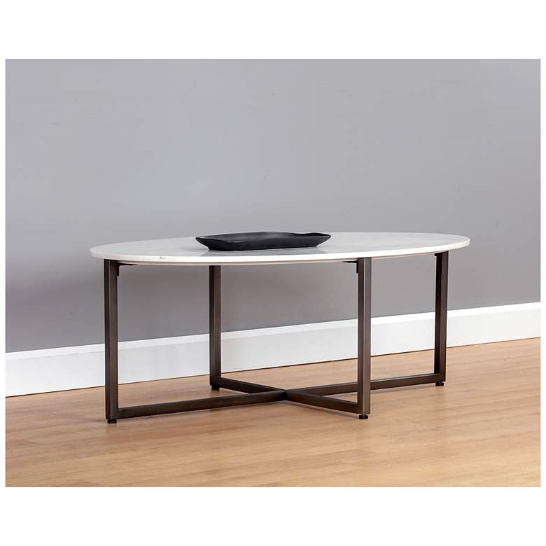 Image 4 Sunpan Kiara Coffee Table Oval more views