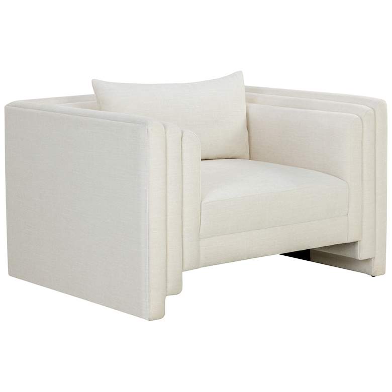 Image 1 Sunpan Kira Armchair Heather Ivory Tweed