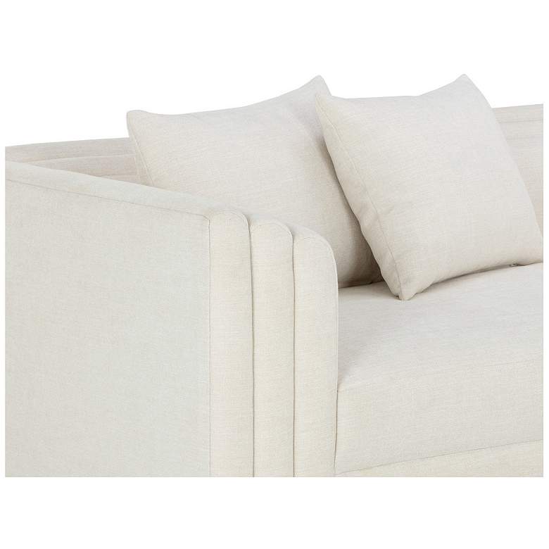Image 5 Sunpan Kira Sofa Heather Ivory Tweed more views