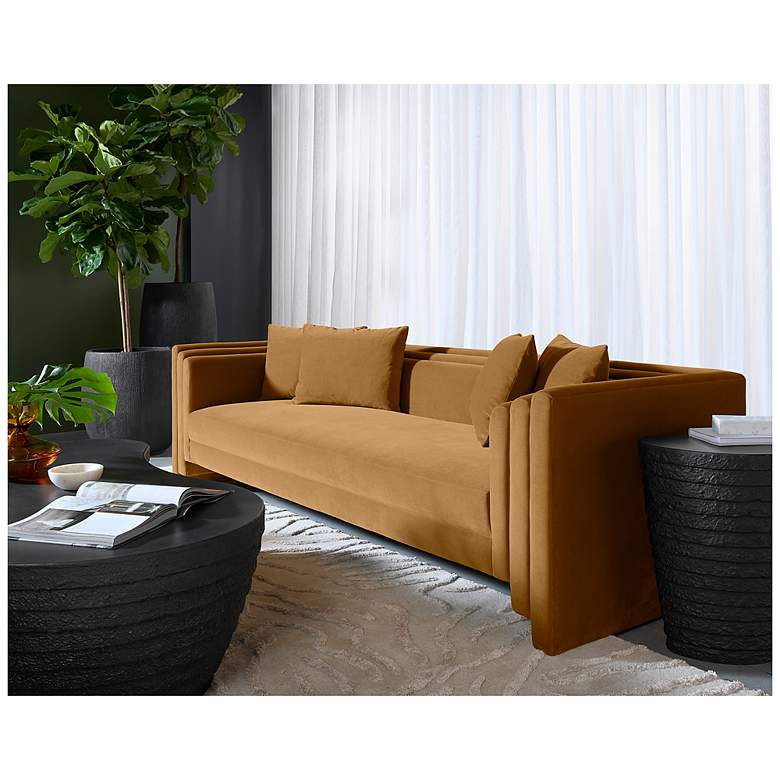 Image 5 Sunpan Kira Sofa Meg Gold more views