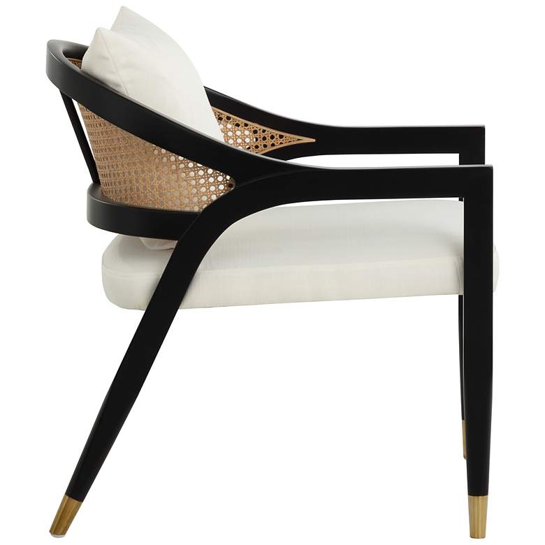 Image 3 Sunpan Kirsten Lounge Chair Linoso Ivory more views
