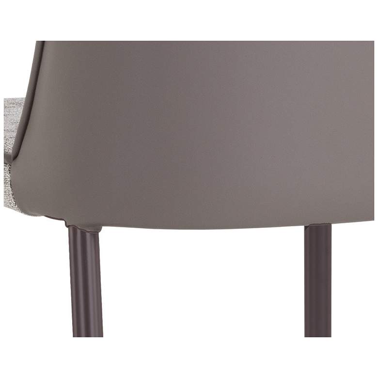 Image 5 Sunpan Klaus 22 1/2" Wide Gunmetal Flint Gray Counter Height Stool more views