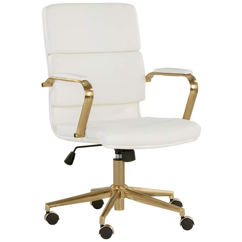 Image 1 Sunpan Kleo Office Chair Snow