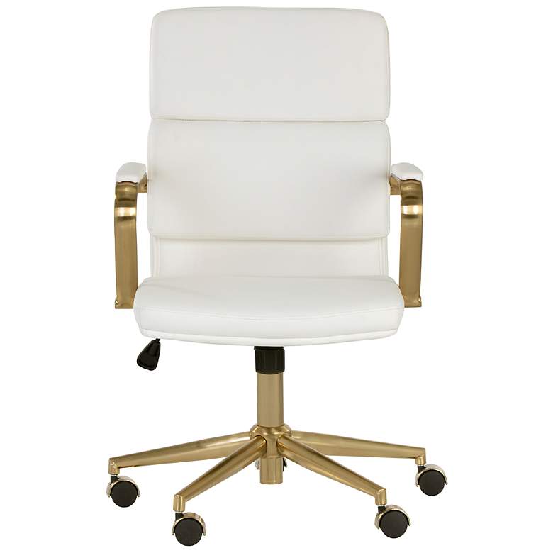 Image 2 Sunpan Kleo Office Chair Snow more views