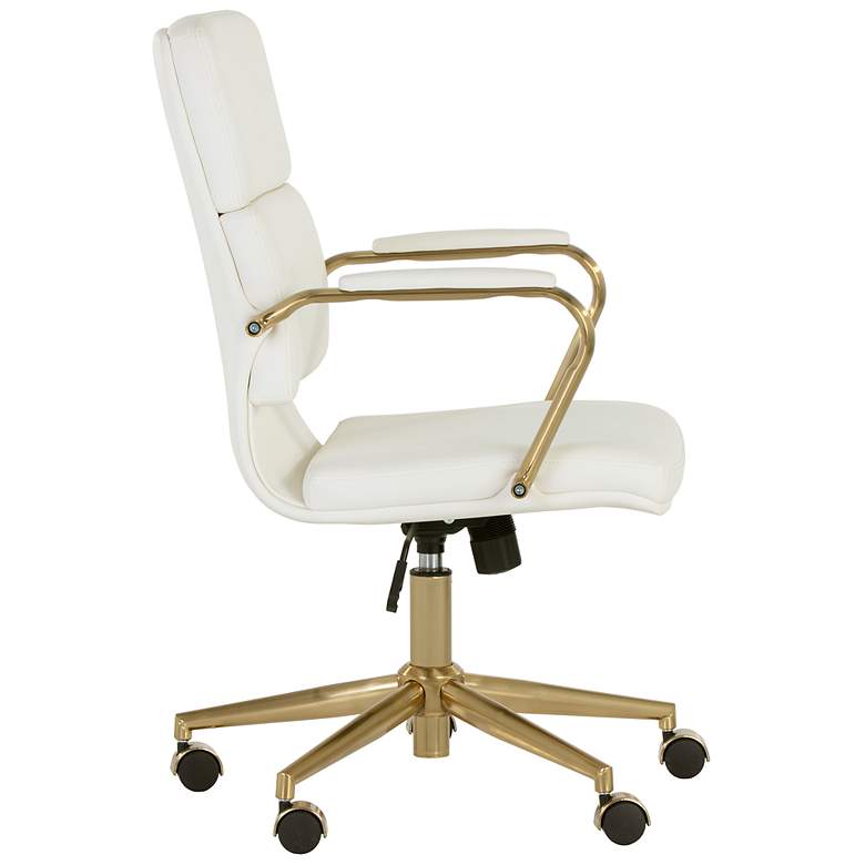 Image 3 Sunpan Kleo Office Chair Snow more views