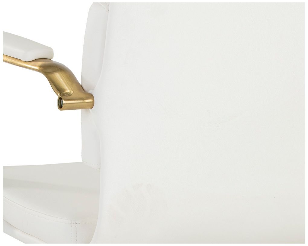 Sunpan Kleo Office Chair Snow