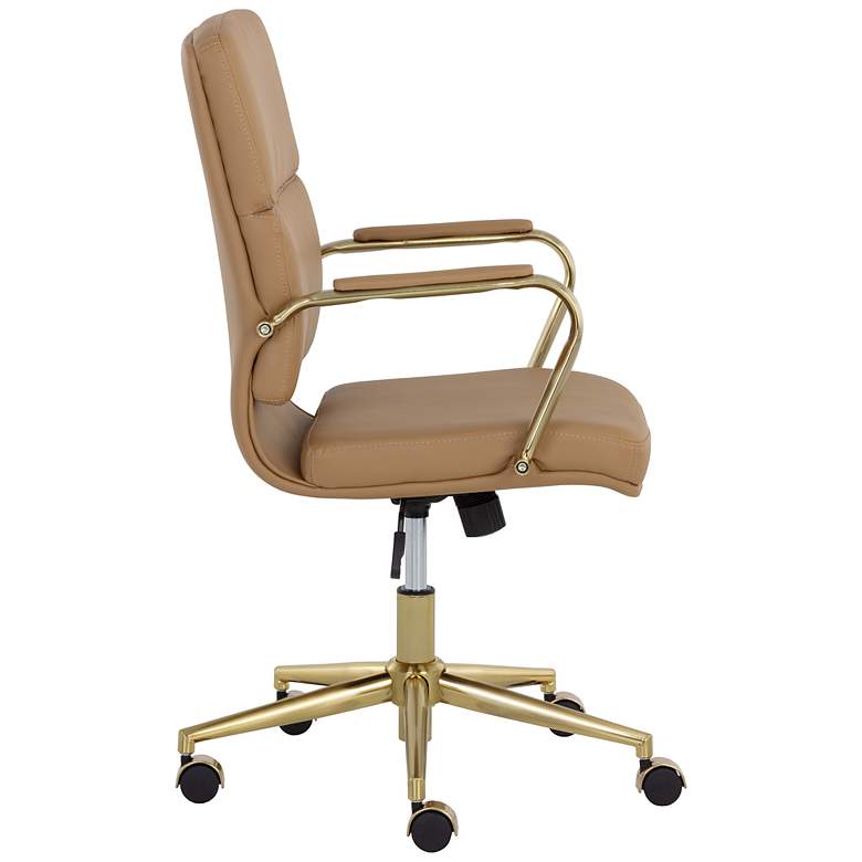 Image 3 Sunpan Kleo Office Chair Tan more views
