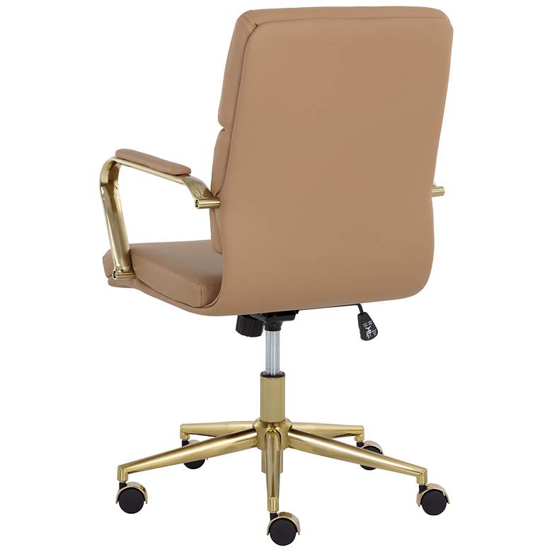 Image 4 Sunpan Kleo Office Chair Tan more views