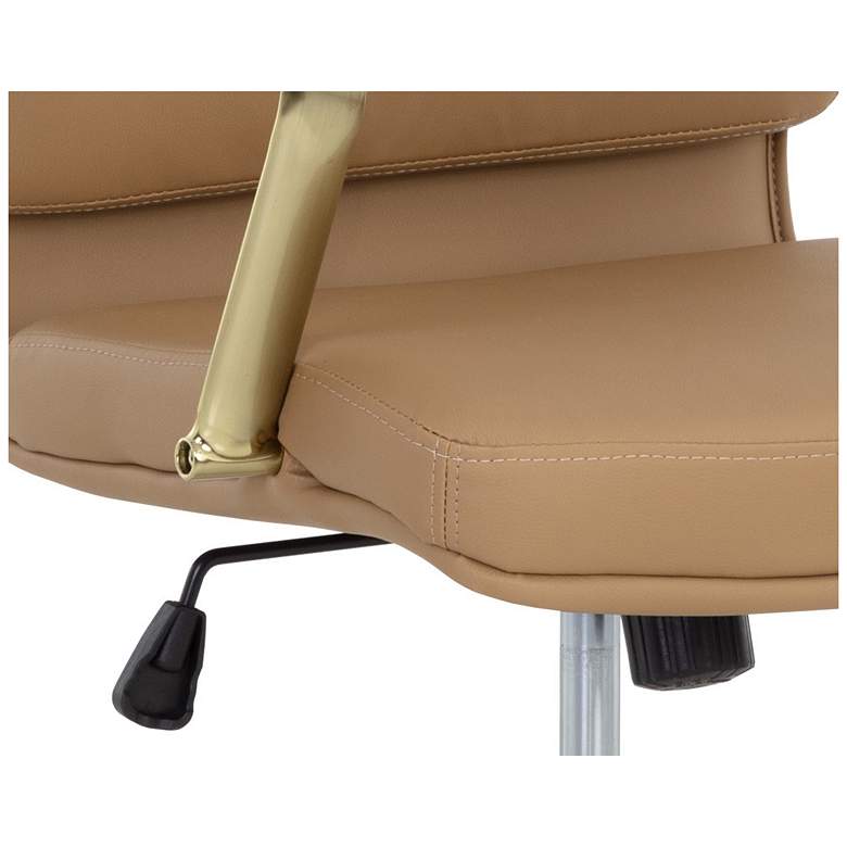 Image 6 Sunpan Kleo Office Chair Tan more views