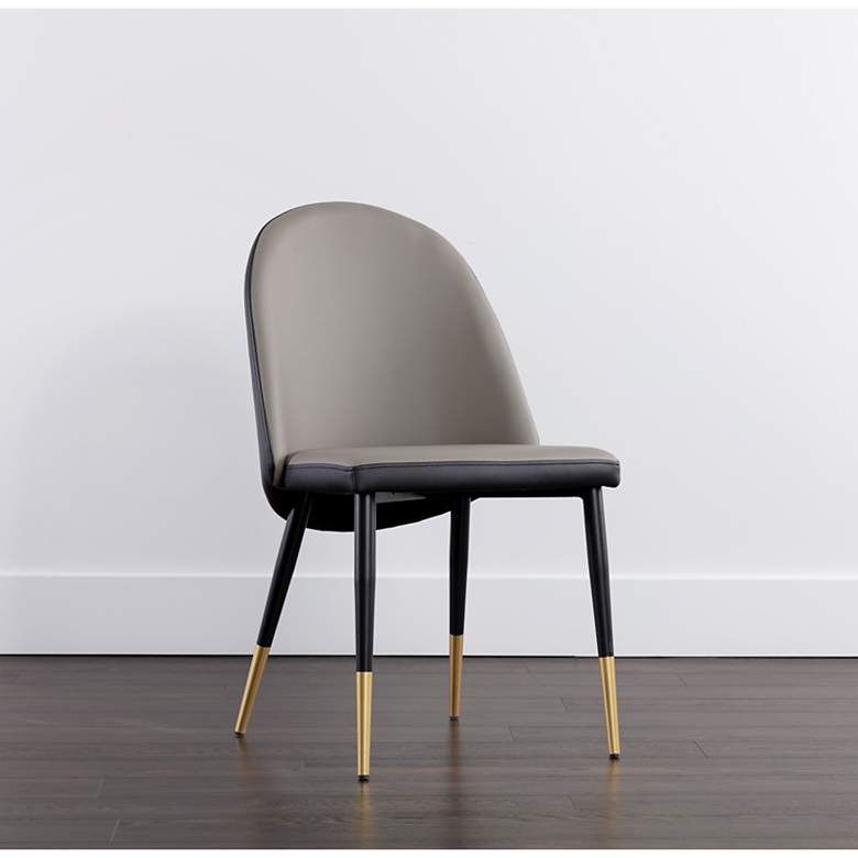 Image 1 Sunpan Kline Dining Chair Dillon Stratus and Dillon Black