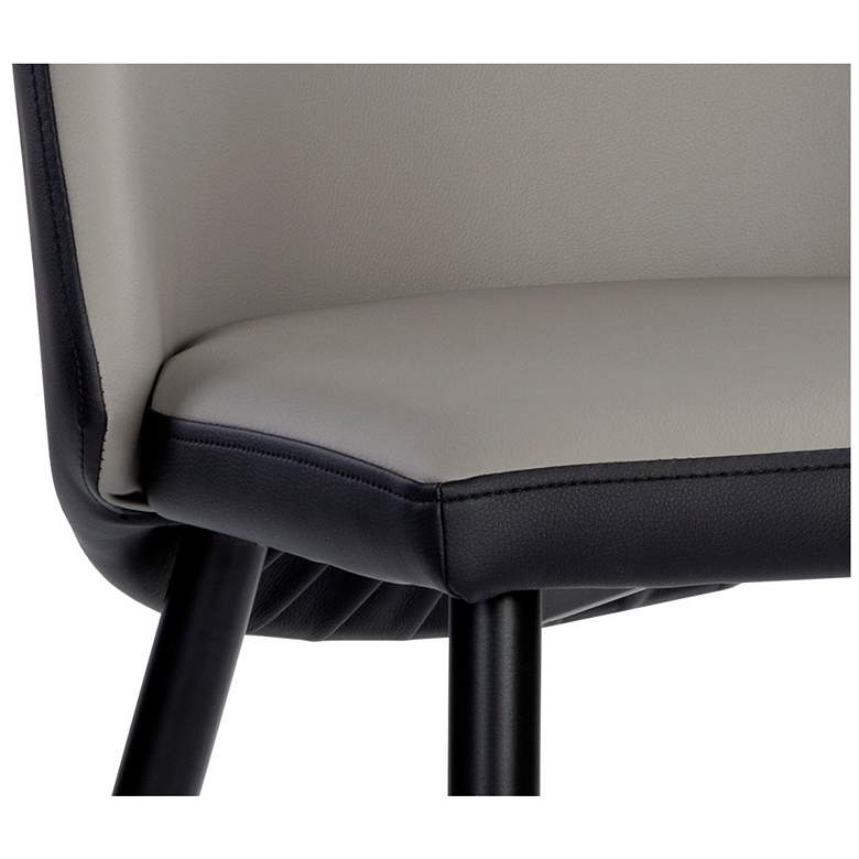 Image 5 Sunpan Kline Dining Chair Dillon Stratus and Dillon Black more views