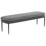 1_Sunpan Koffi Bench Gunmetal Chacha Gray and Antonio Charcoal