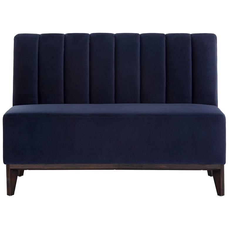 Image 2 Sunpan Kosovo Banquette Brown Abbington Navy more views