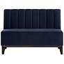 2_Sunpan Kosovo Banquette Brown Abbington Navy more views