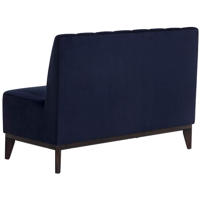 Image 4 Sunpan Kosovo Banquette Brown Abbington Navy more views