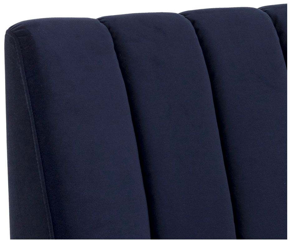 Sunpan Kosovo Banquette Brown Abbington Navy