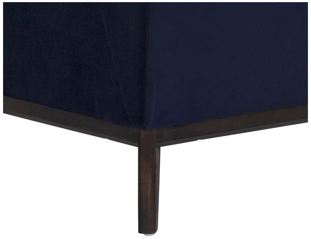 Sunpan Kosovo Banquette Brown Abbington Navy